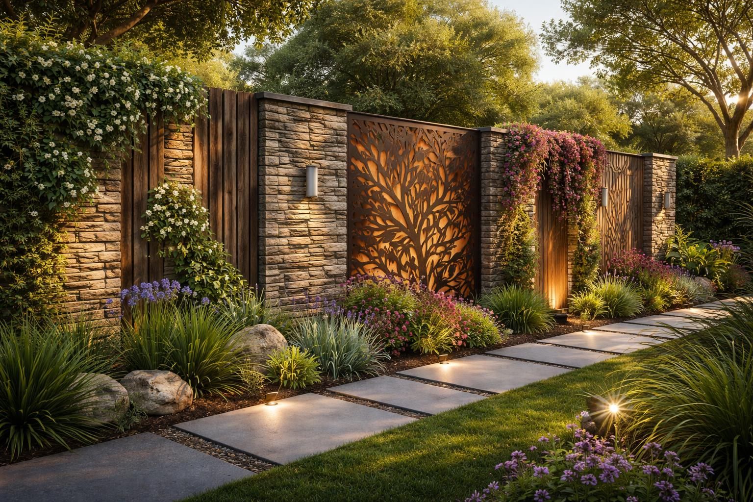 découvrez des idées créatives et inspirantes pour décorer et délimiter votre propriété avec style grâce à notre sélection de murs originaux et esthétiques.