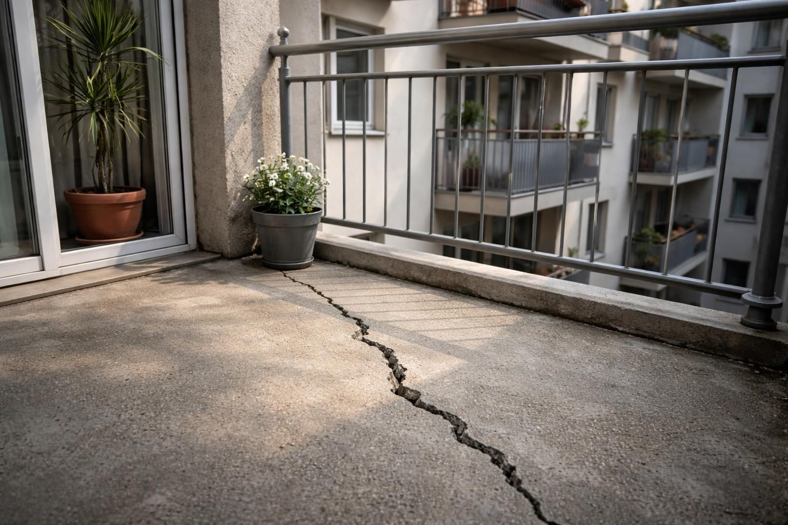 découvrez l'analyse des impacts d'une fissure sur le balcon en copropriété et les conséquences sur la structure du bâtiment, ainsi que les mesures à prendre pour garantir la sécurité et la durabilité.