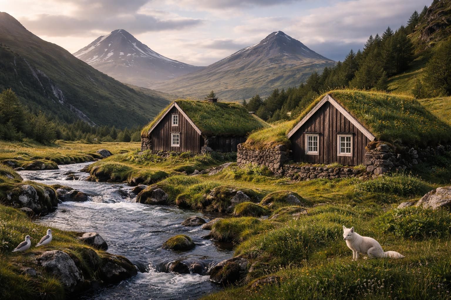 découvrez comment les maisons islandaises s'intègrent harmonieusement à la nature environnante, reflétant une relation unique entre architecture et paysage naturel.