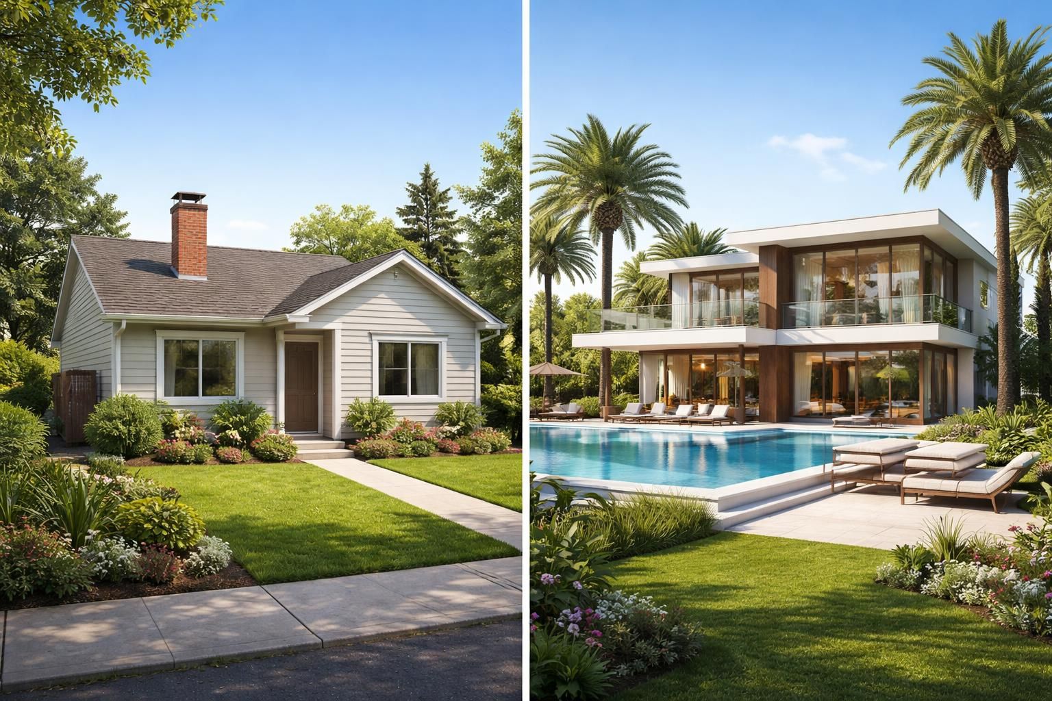 Quelle est la définition d&rsquo;une villa en immobilier par rapport à une maison