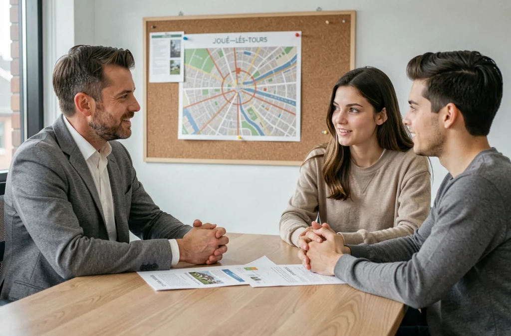 Courtier Actenmain à Tours accompagnant un jeune couple dans leur projet de prêt immobilier